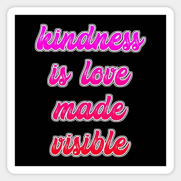 Kindness is love Sticker by Dexter